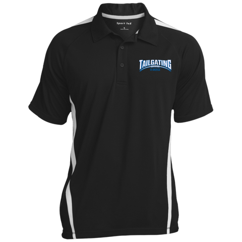 Mens Custom Colorblock 3-Button Polo
