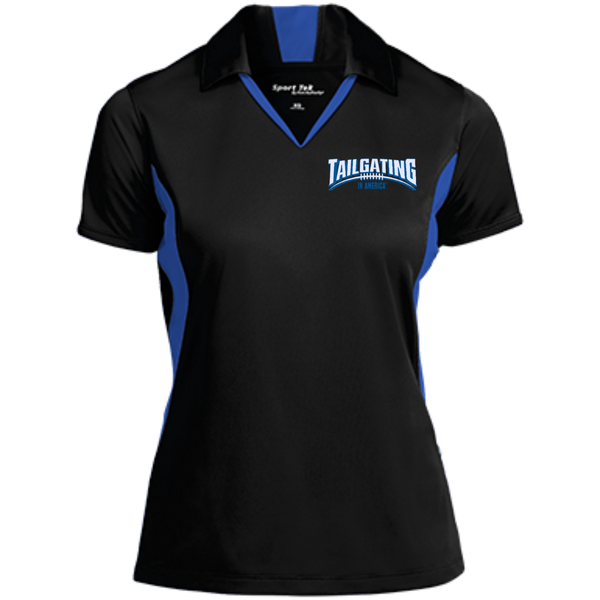 Ladies Colorblock Performance Polo