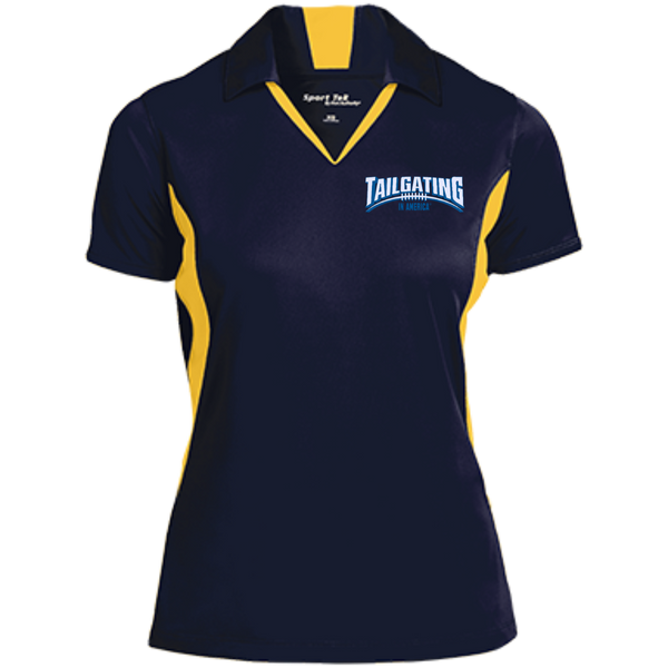 Ladies Colorblock Performance Polo