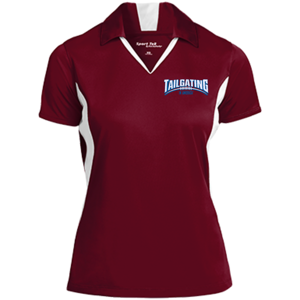 Ladies Colorblock Performance Polo