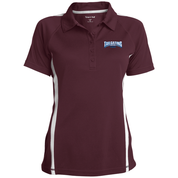 Ladies' Custom Colorblock Three Button Polo