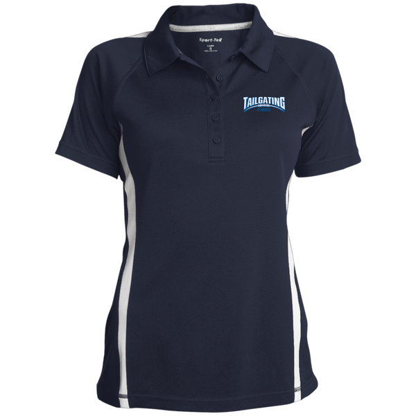 Ladies' Custom Colorblock Three Button Polo