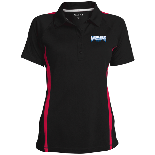 Ladies' Custom Colorblock Three Button Polo