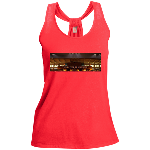 Ladies Shimmer Loop Back Tank