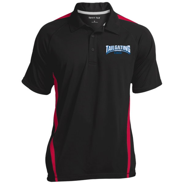 Mens Custom Colorblock 3-Button Polo