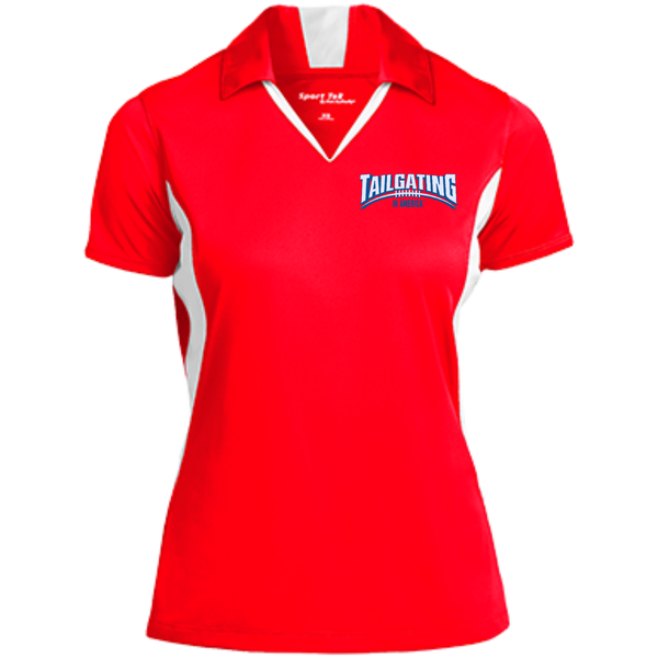 Ladies Colorblock Performance Polo