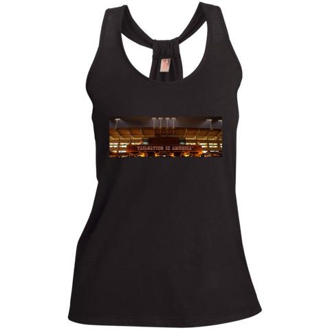 Ladies Shimmer Loop Back Tank